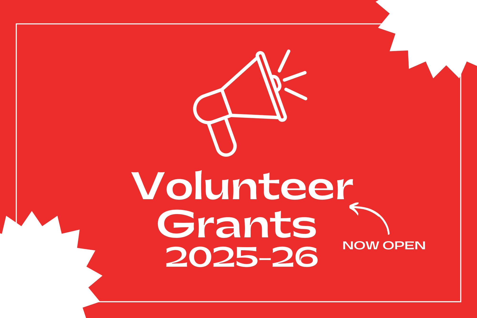 Volunteer Grants 2025-26 Main Image